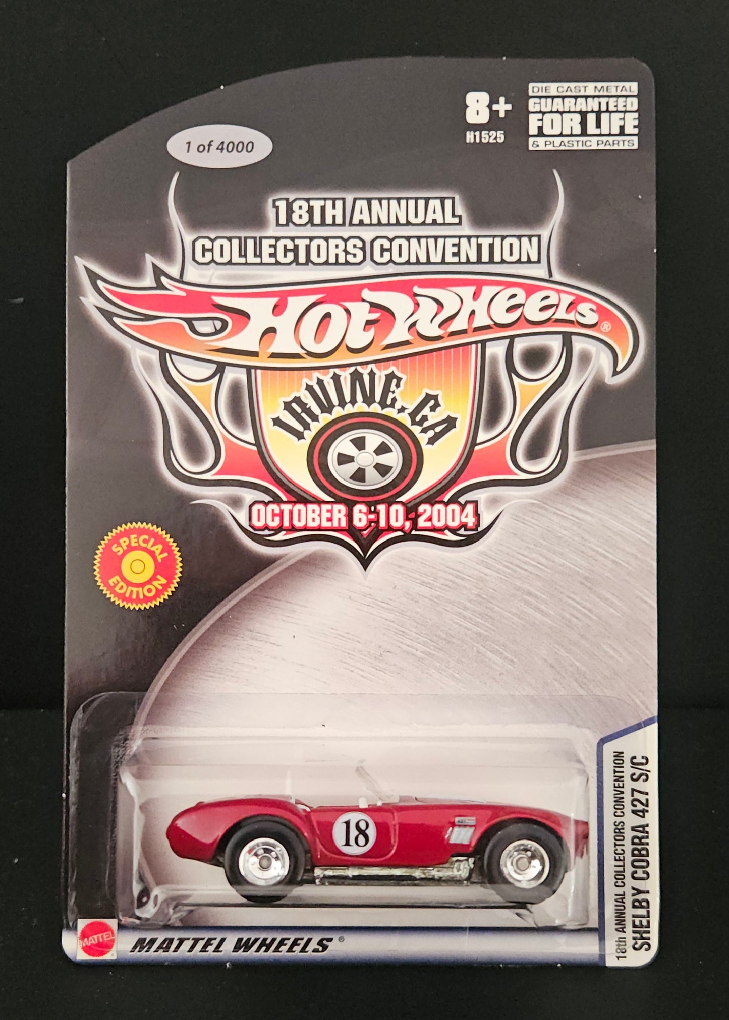 Hot Wheels 18th Collectors Convention Shelby Cobra 427 S/C