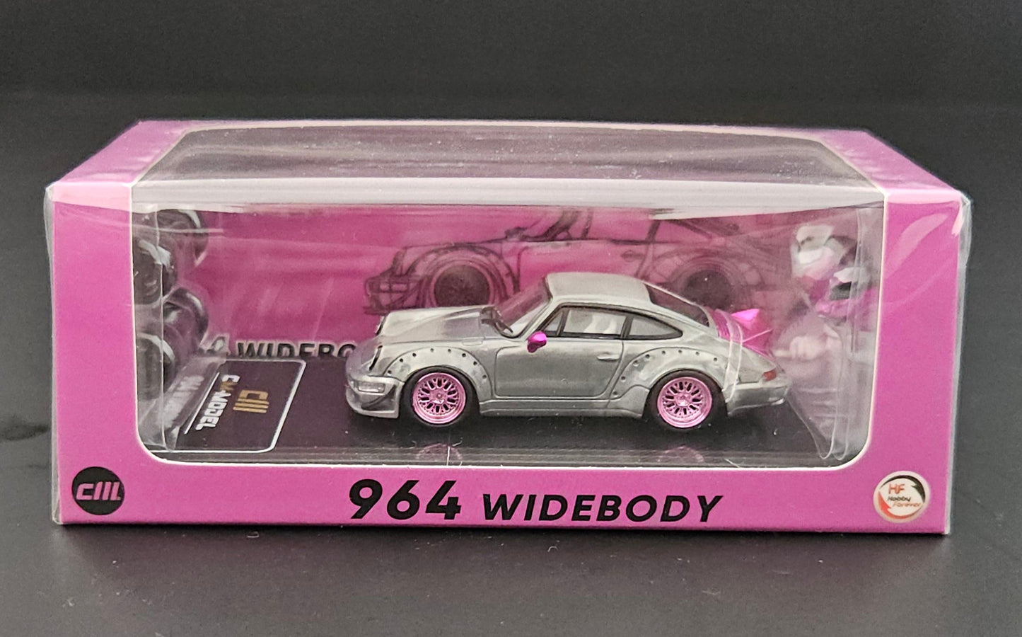 CM Model Porsche 964 Widebody - Pink - CHASE