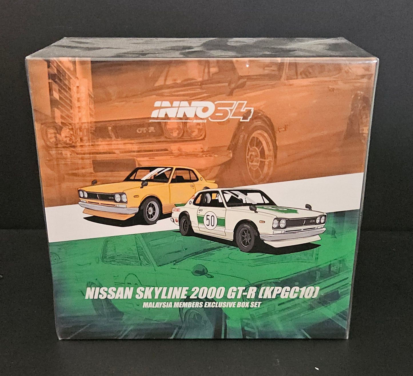 Inno64 Nissan Skyline 2000 GT-R Malaysia Member Exclusive Box Set