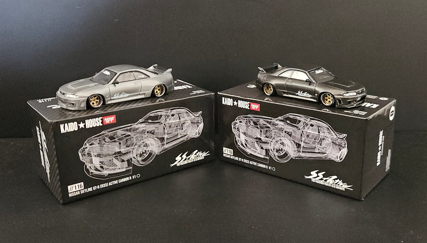 Kaido House Nissan Skyline GT-R R33 Active Carbon R V1 - CHASE/REGULAR - KHMG116