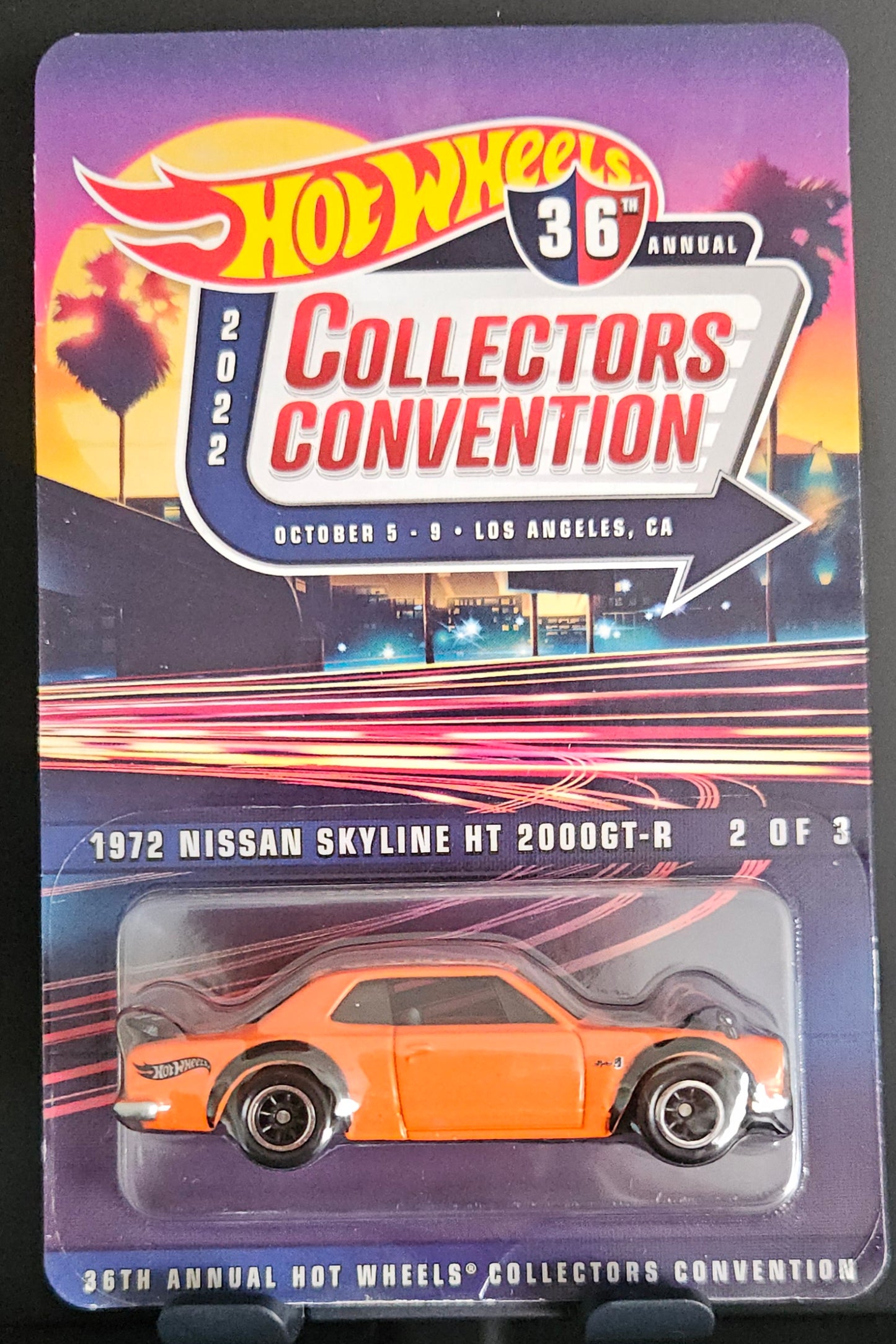 Hot Wheels 36th Collectors Convention 1972 Nissan Skyline H/T 2000GTR