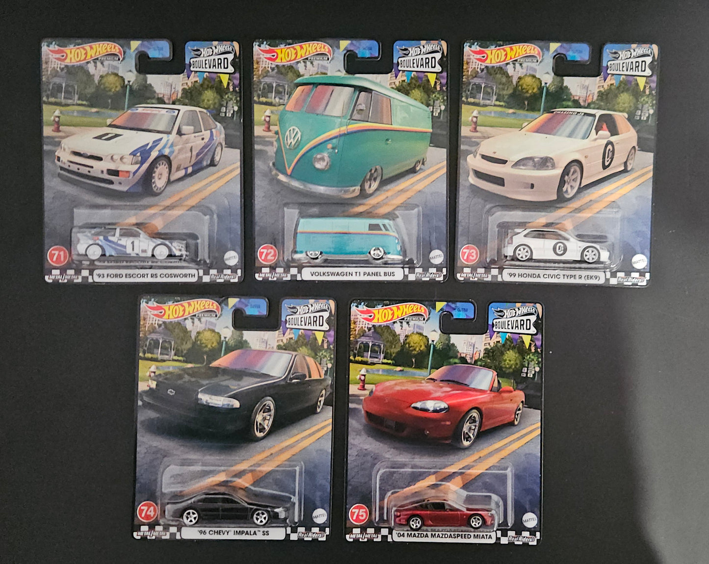 Hot Wheels Premium - Boulevard 71-75 Full Set