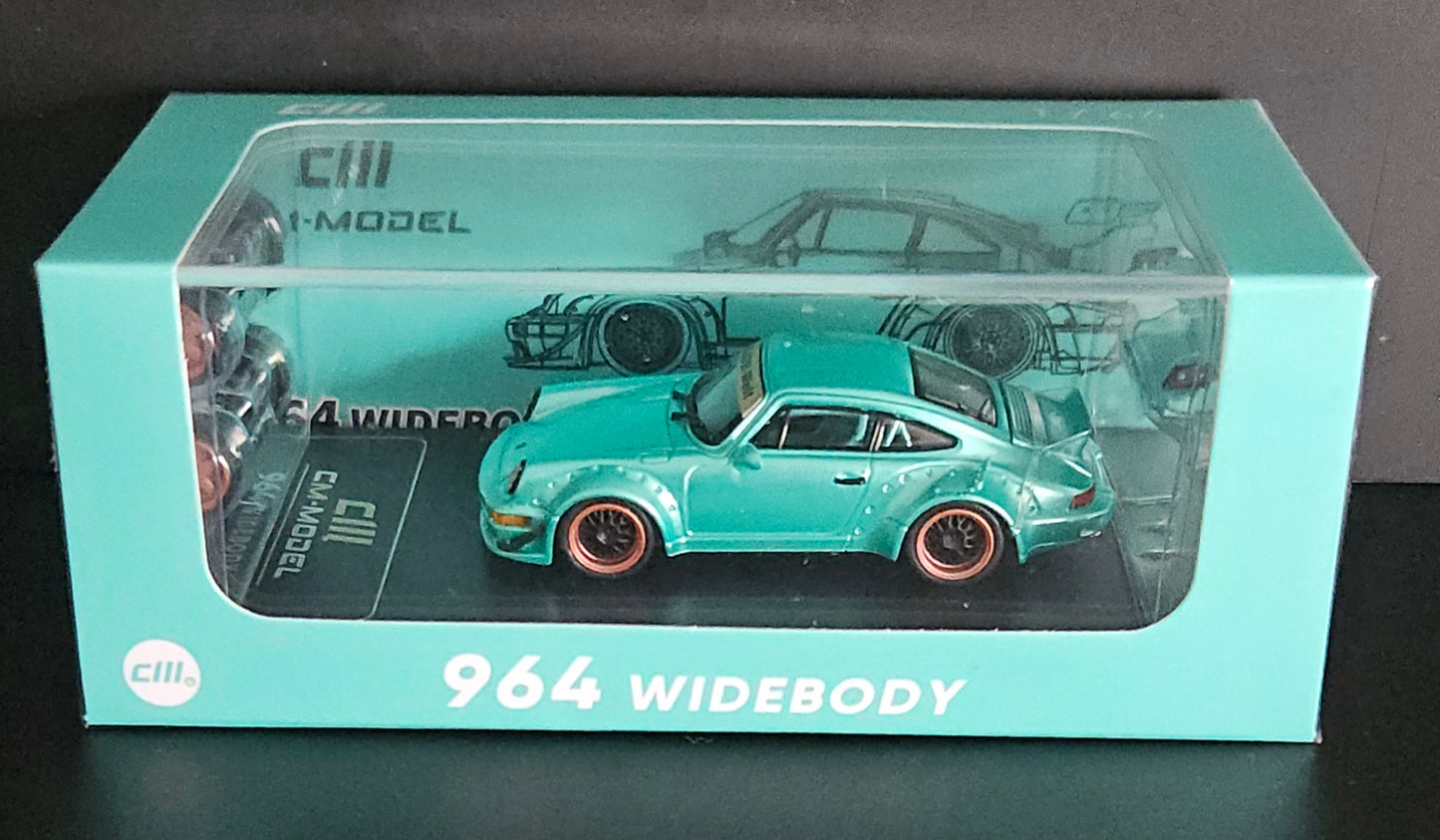 CM Model Porsche 964 Widebody - Teal