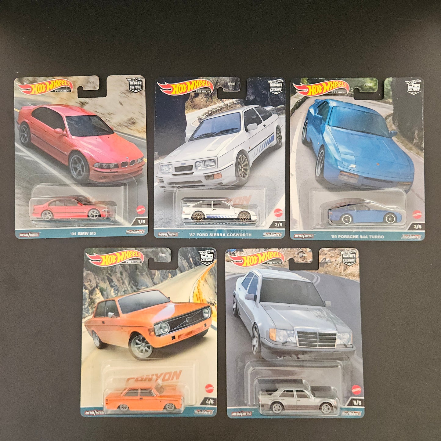 Hot Wheels Premium - Canyon Warriors Full Set - Circa 2023
