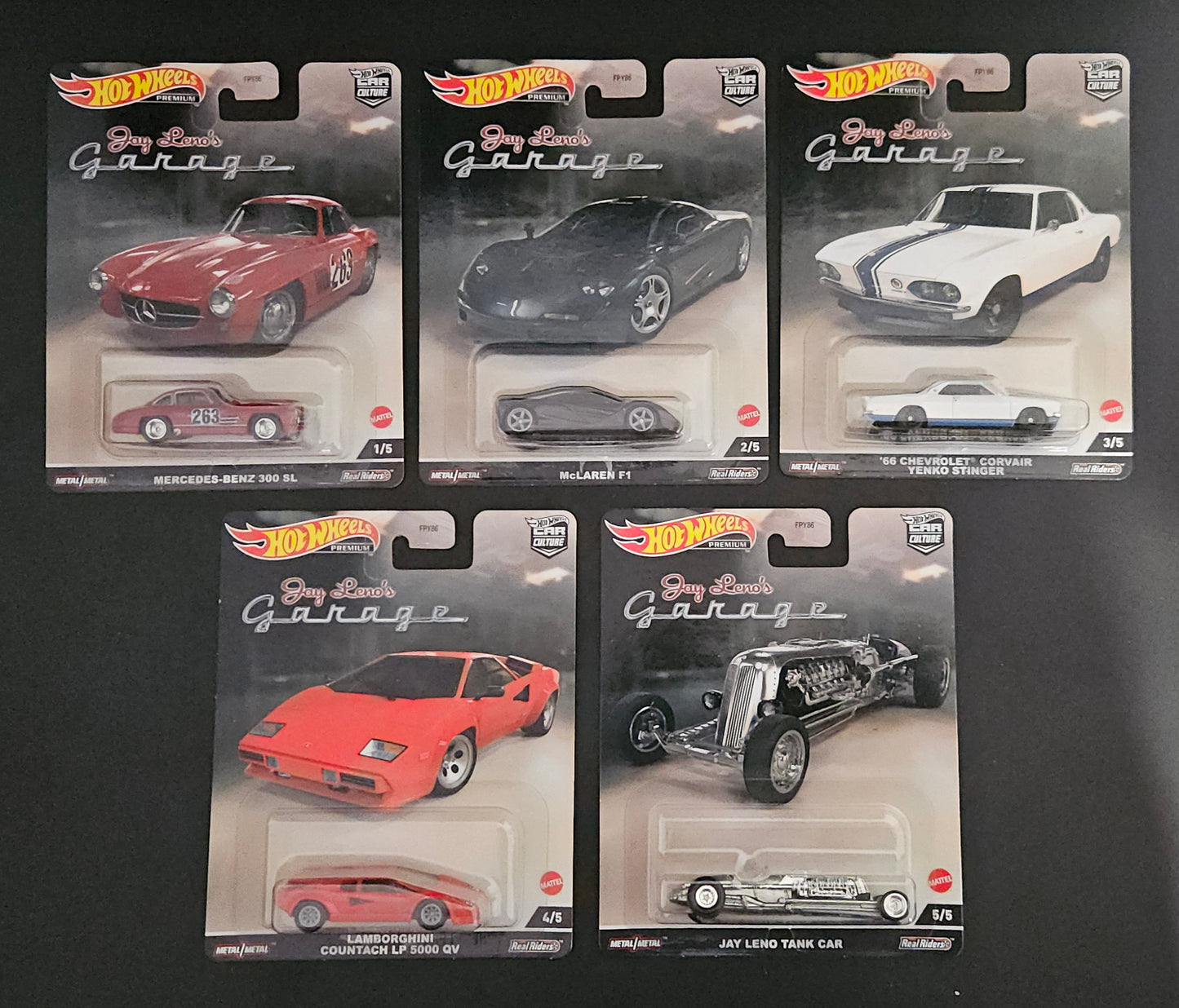 Hot Wheels Premium - Jay Leno Full Set (2022)