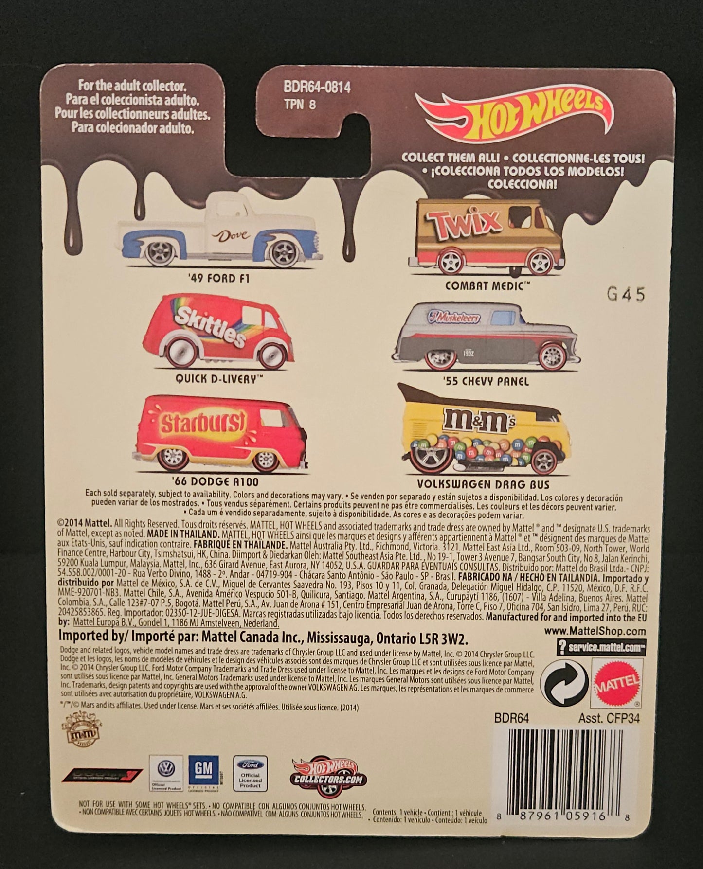 Hot Wheels Pop Culture - M&M Drag Bus