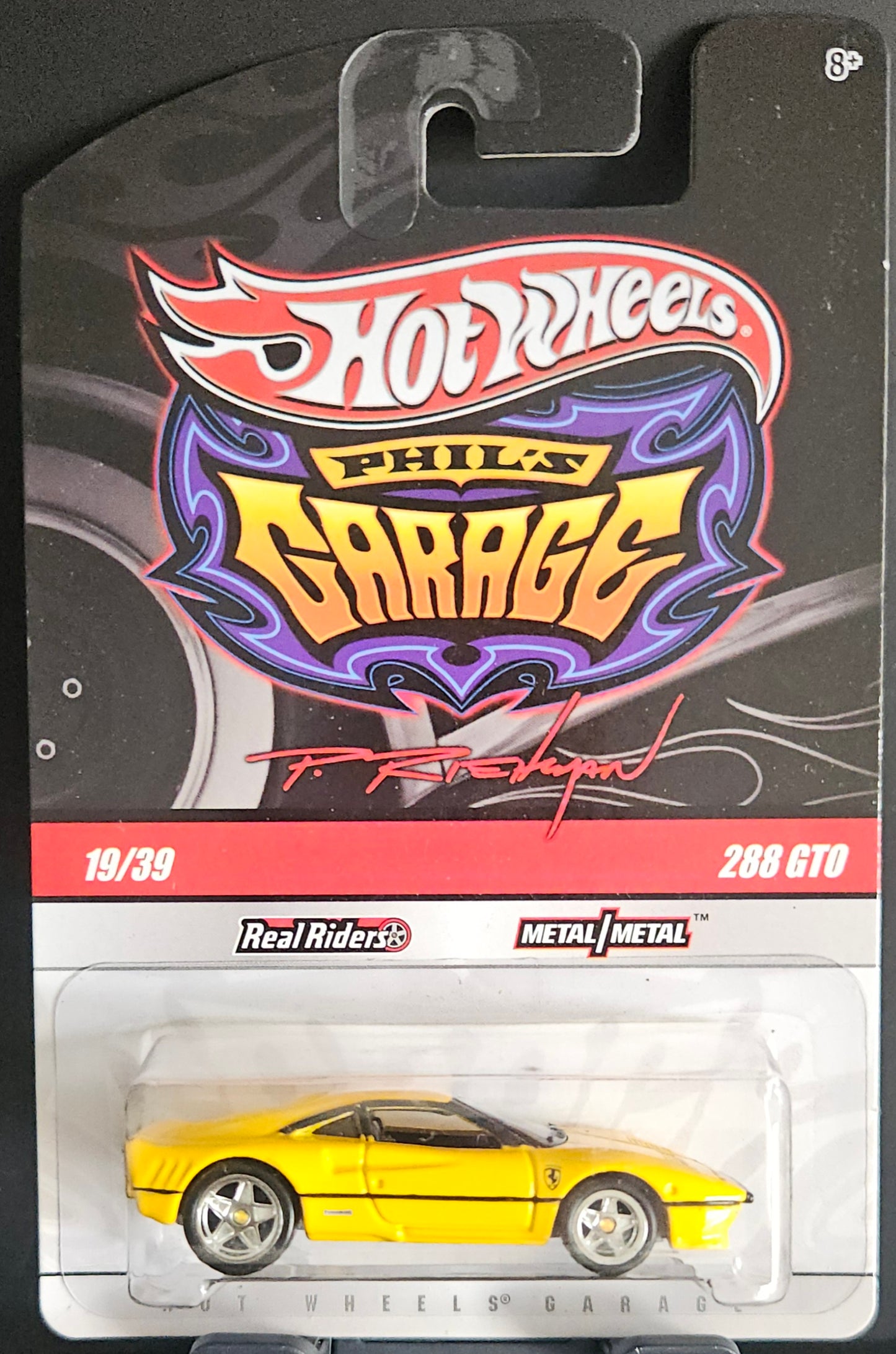 Hot Wheels Phils Garage Ferrari 288 GTO Chase - Yellow