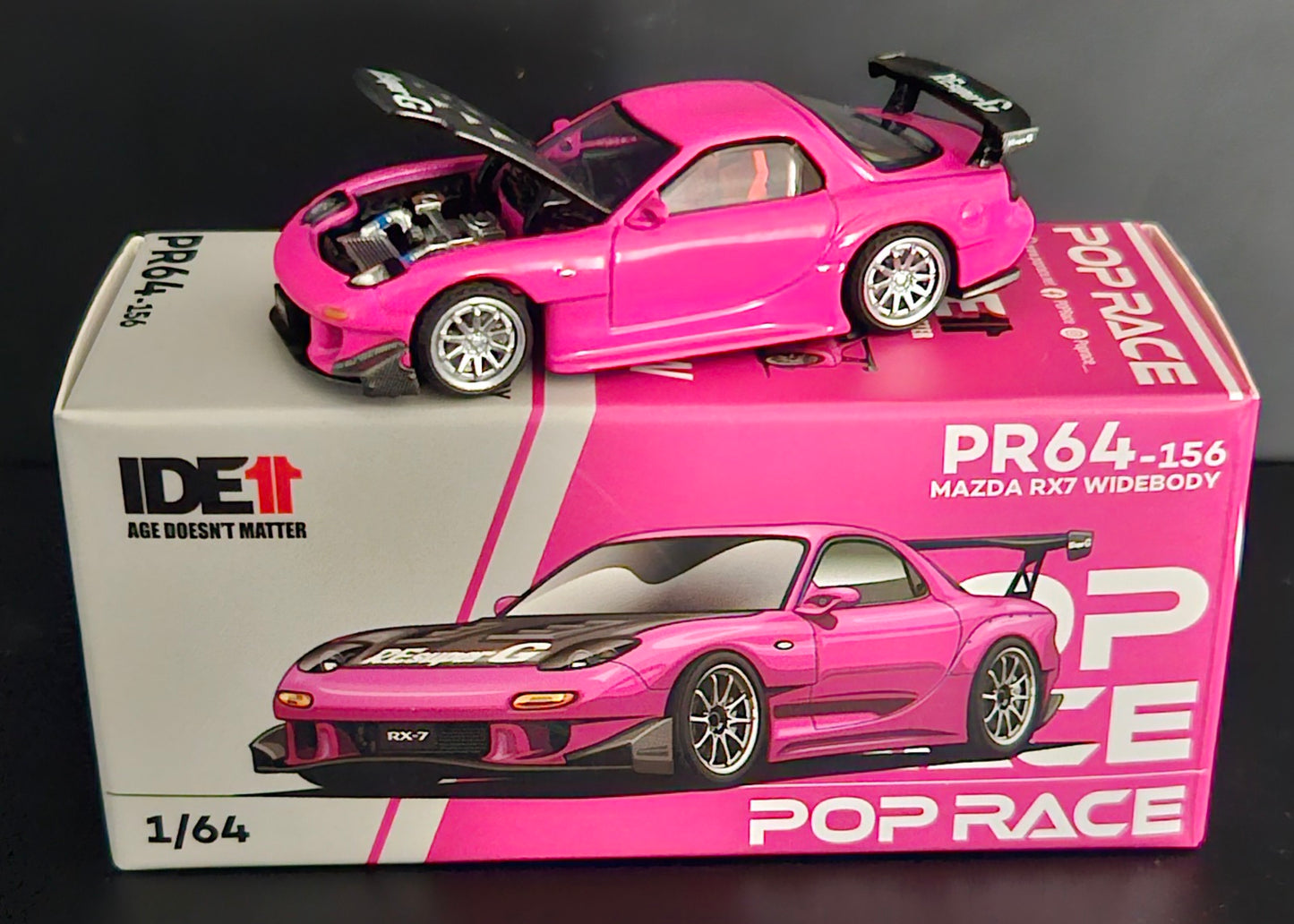 Pop Race 2024 Indonesian Diecast Expo Mazda RX7 Widebody - PR64-156