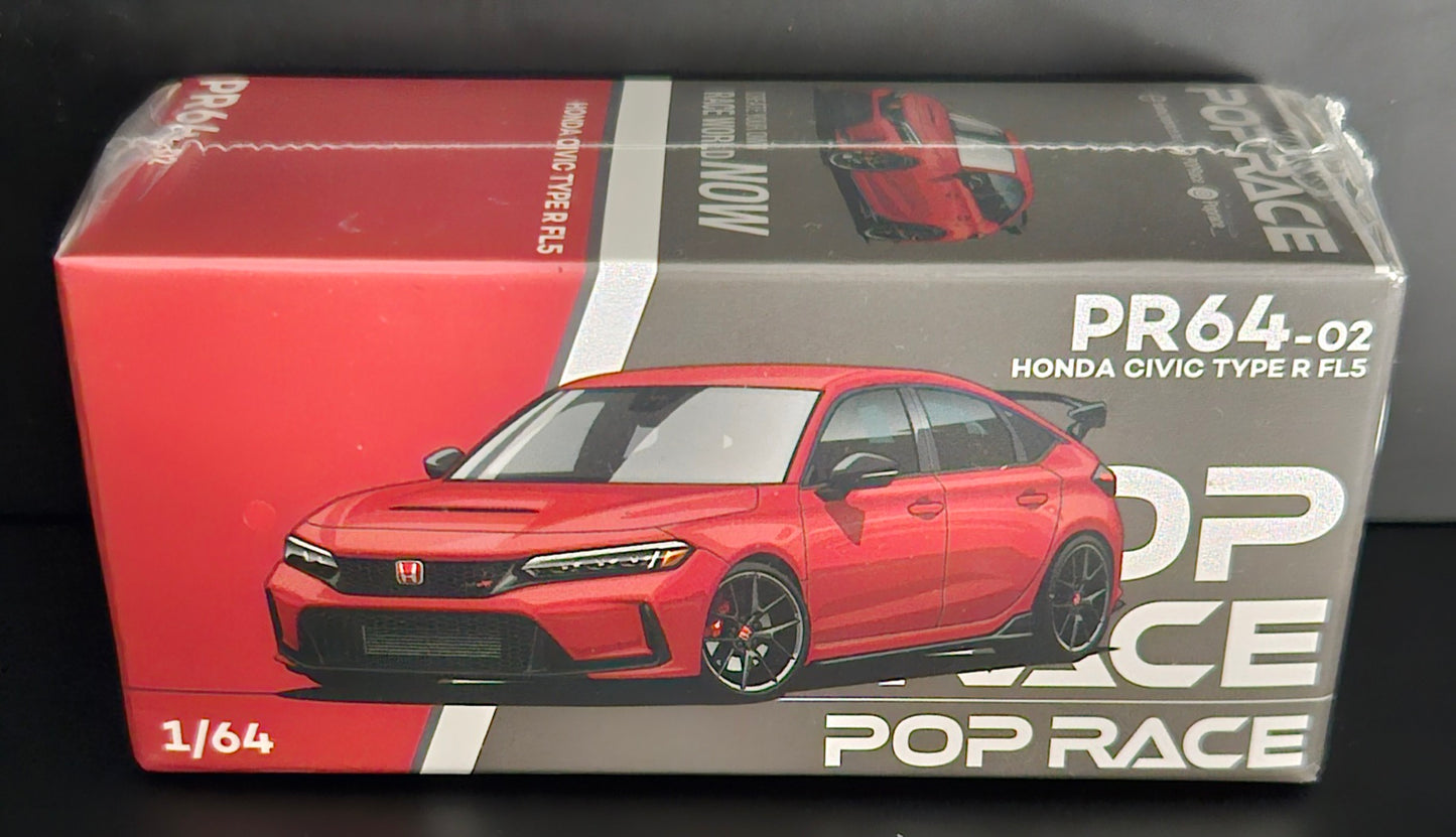 Pop Race Red Honda Civic Type R FLS - PR64-02