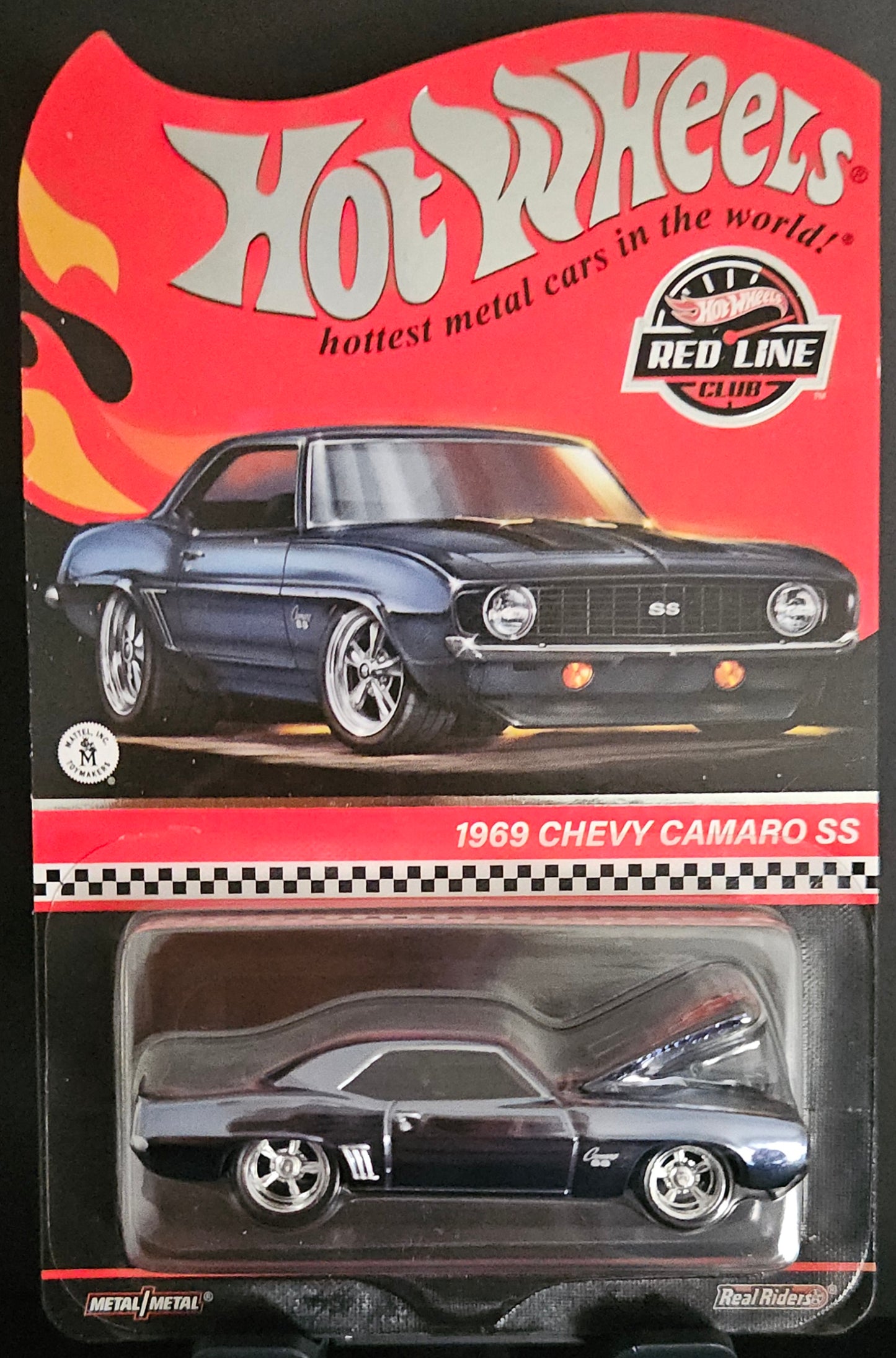 Hot Wheels RLC Blue 1969 Chevy Camaro SS