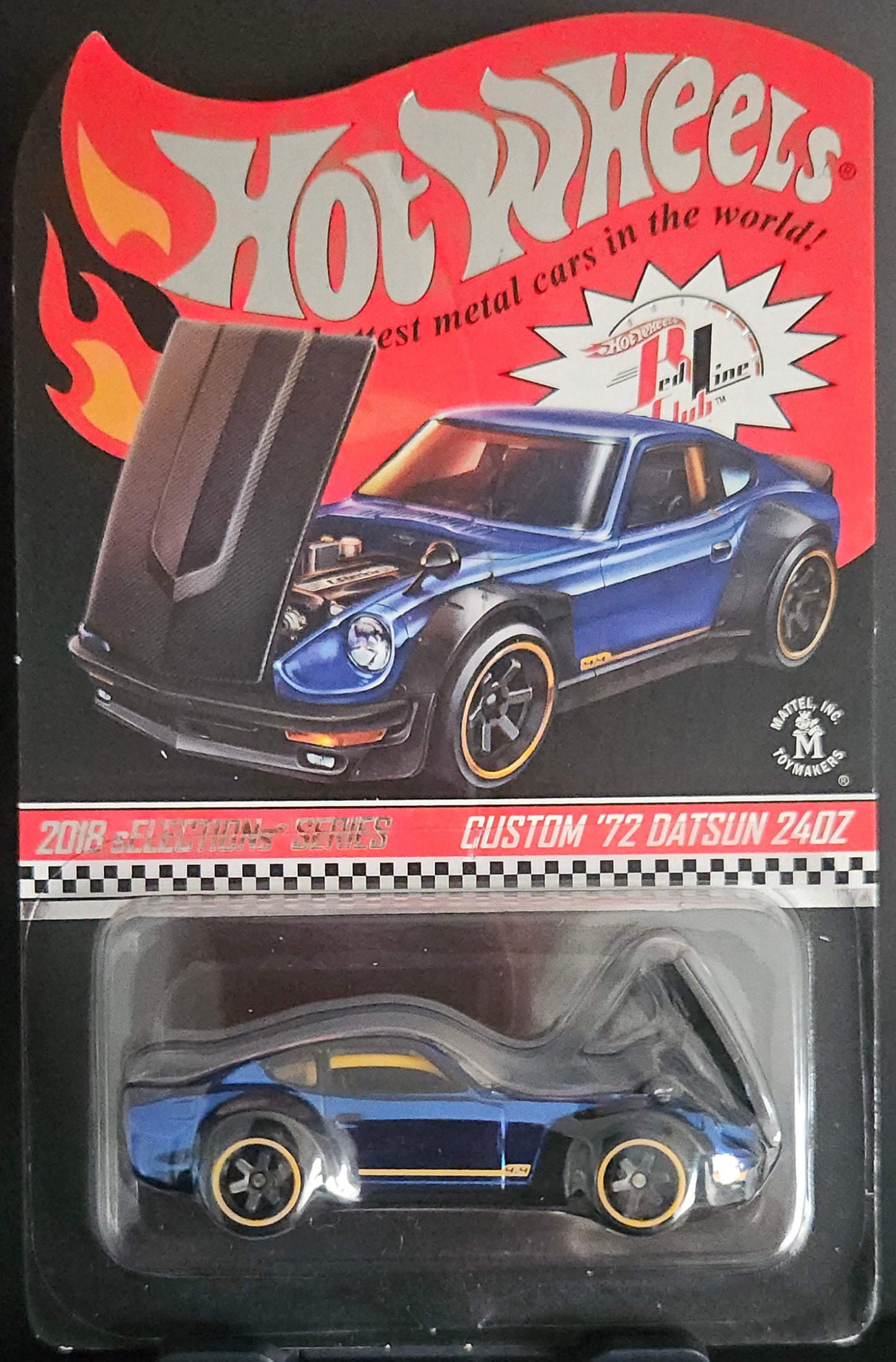 Hot Wheels RLC Blue '72 Custom Datsun 240Z