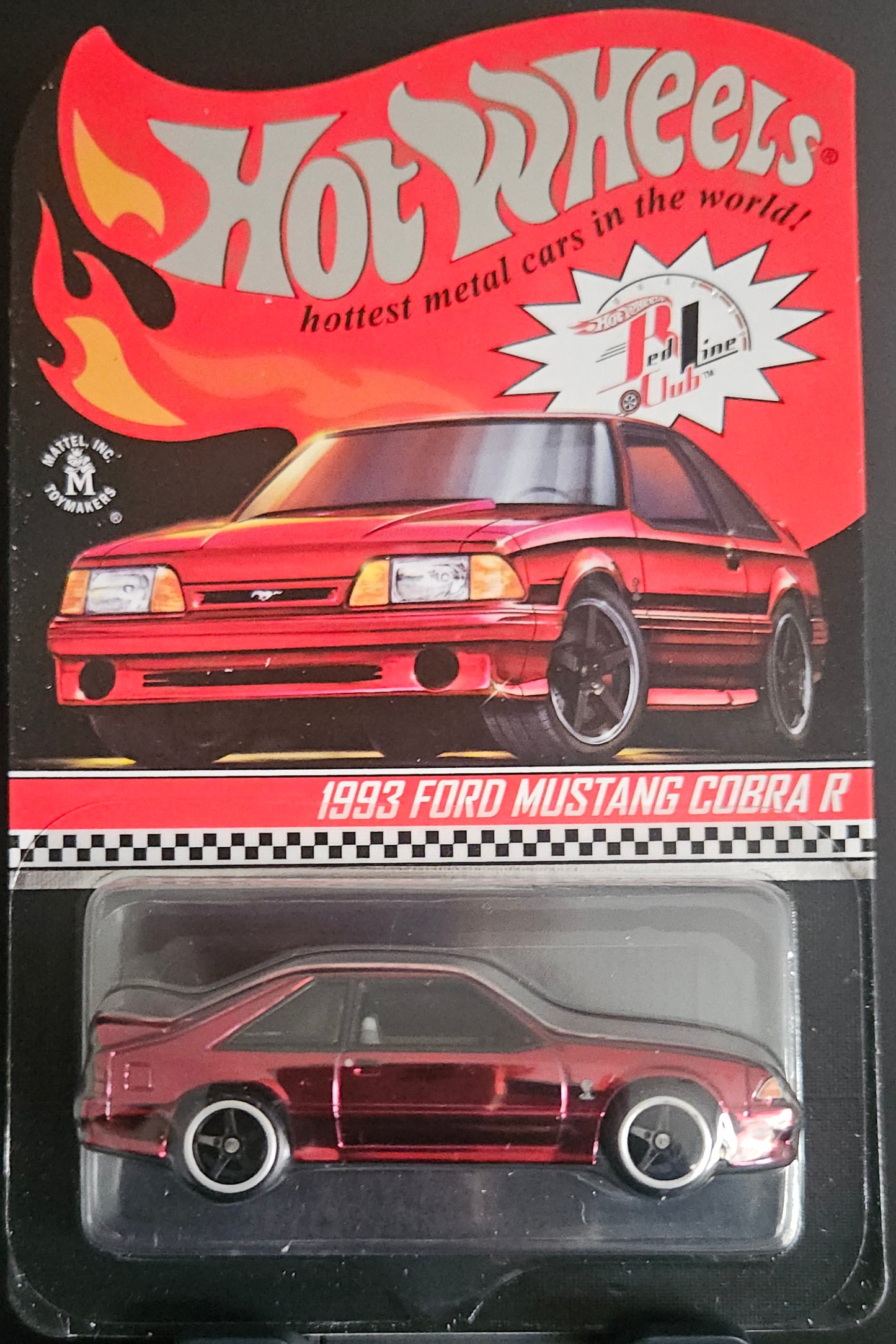 Hot Wheels RLC Red 1993 Ford Mustang Cobra R