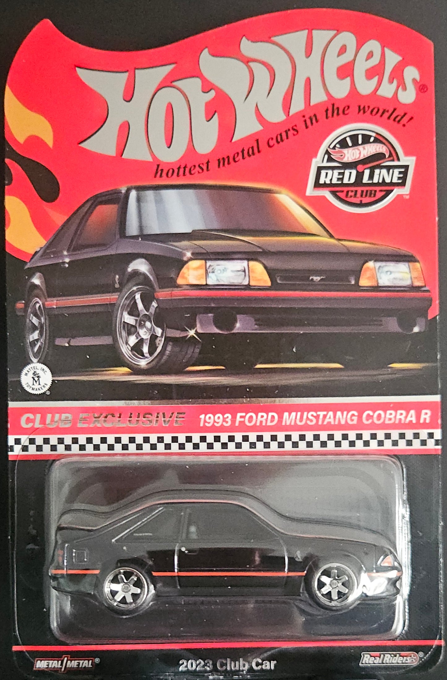 Hot Wheels RLC Black 1994 Ford Mustang Cobra R