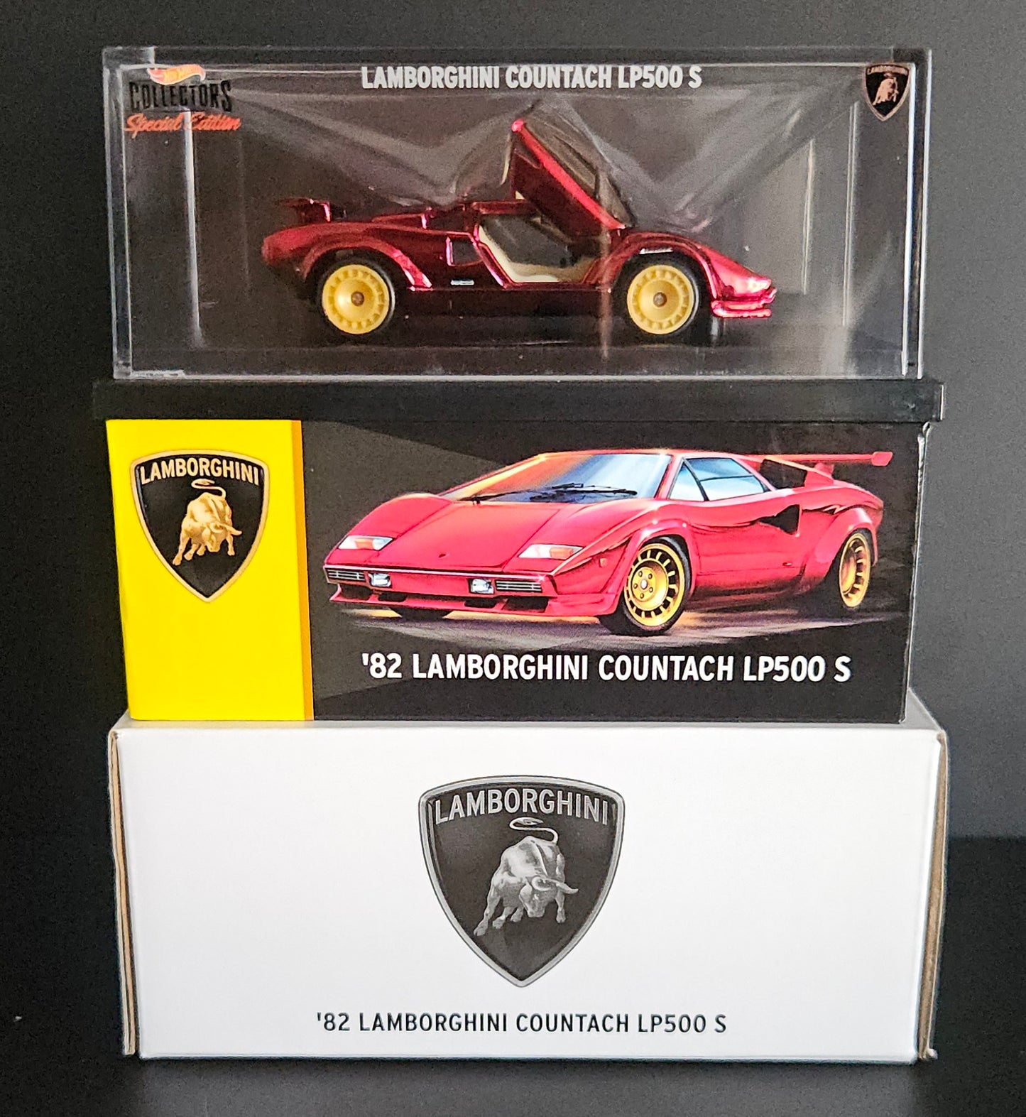 Hot Wheels RLC Red Lamborghini Countach LP500S