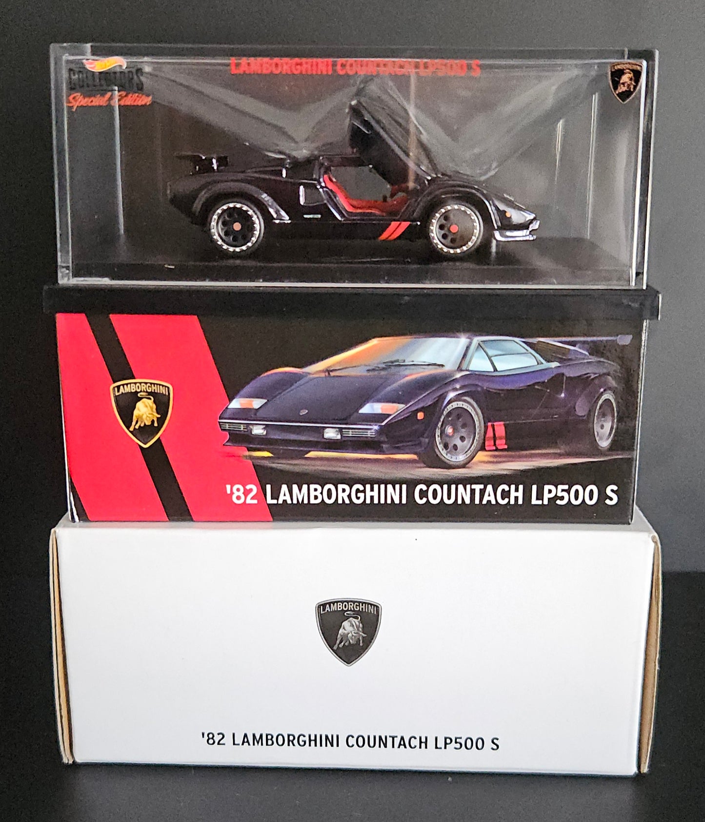 Hot Wheels RLC Black Lamborghini Countach LP500S