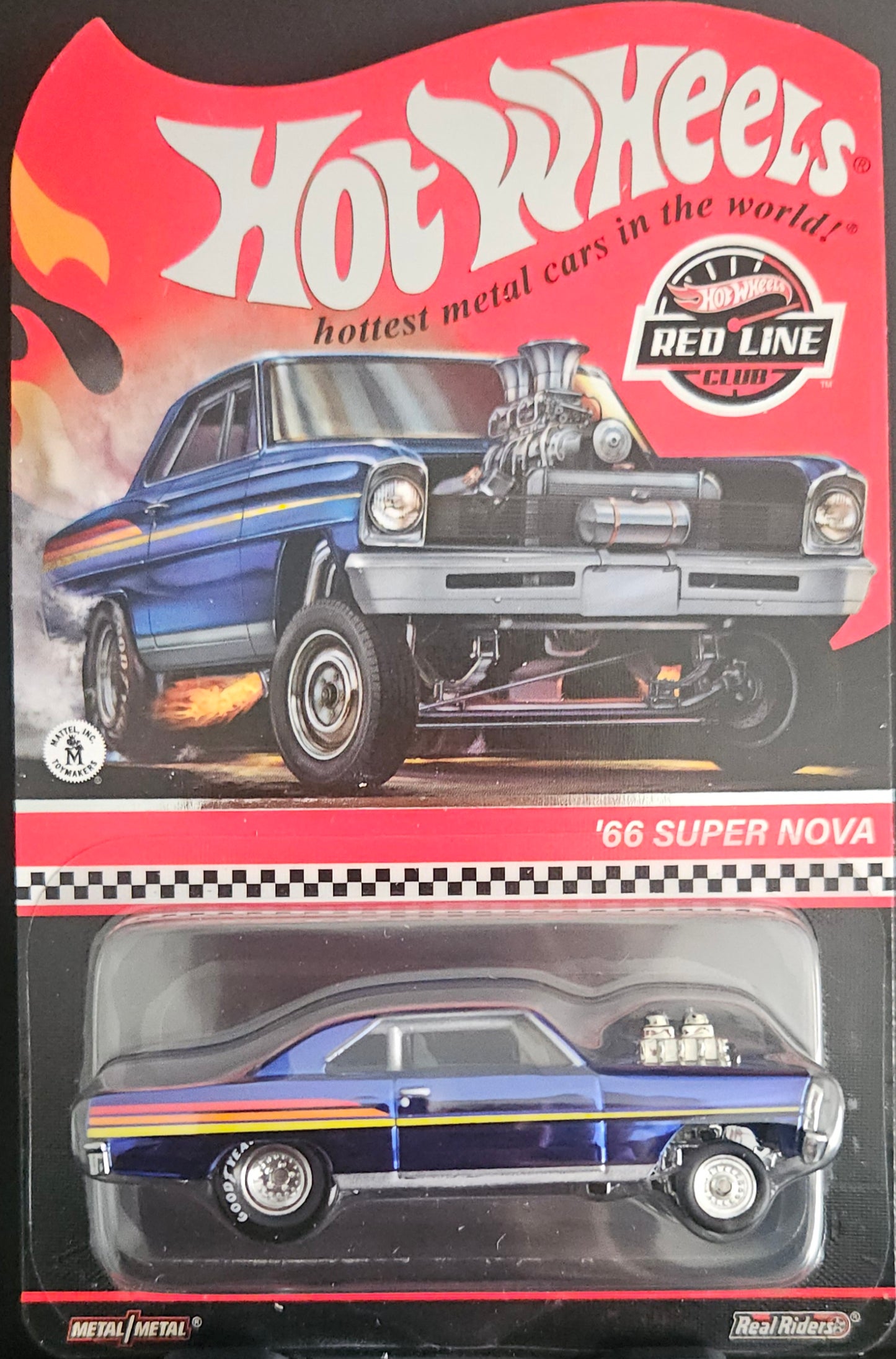 Hot Wheels RLC Blue '66 Super Nova Gasser