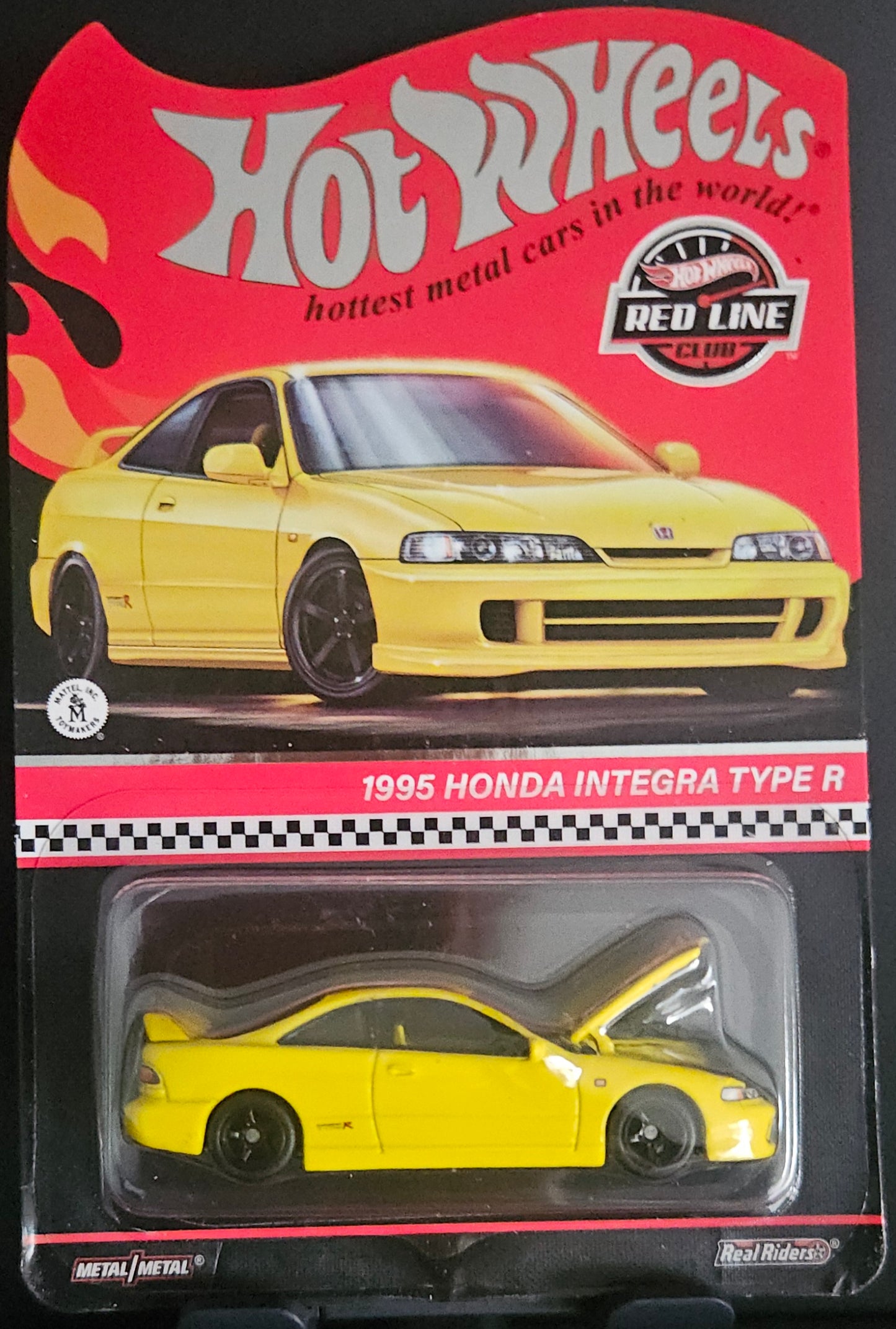 Hot Wheels RLC Yellow Honda Integra Type-R