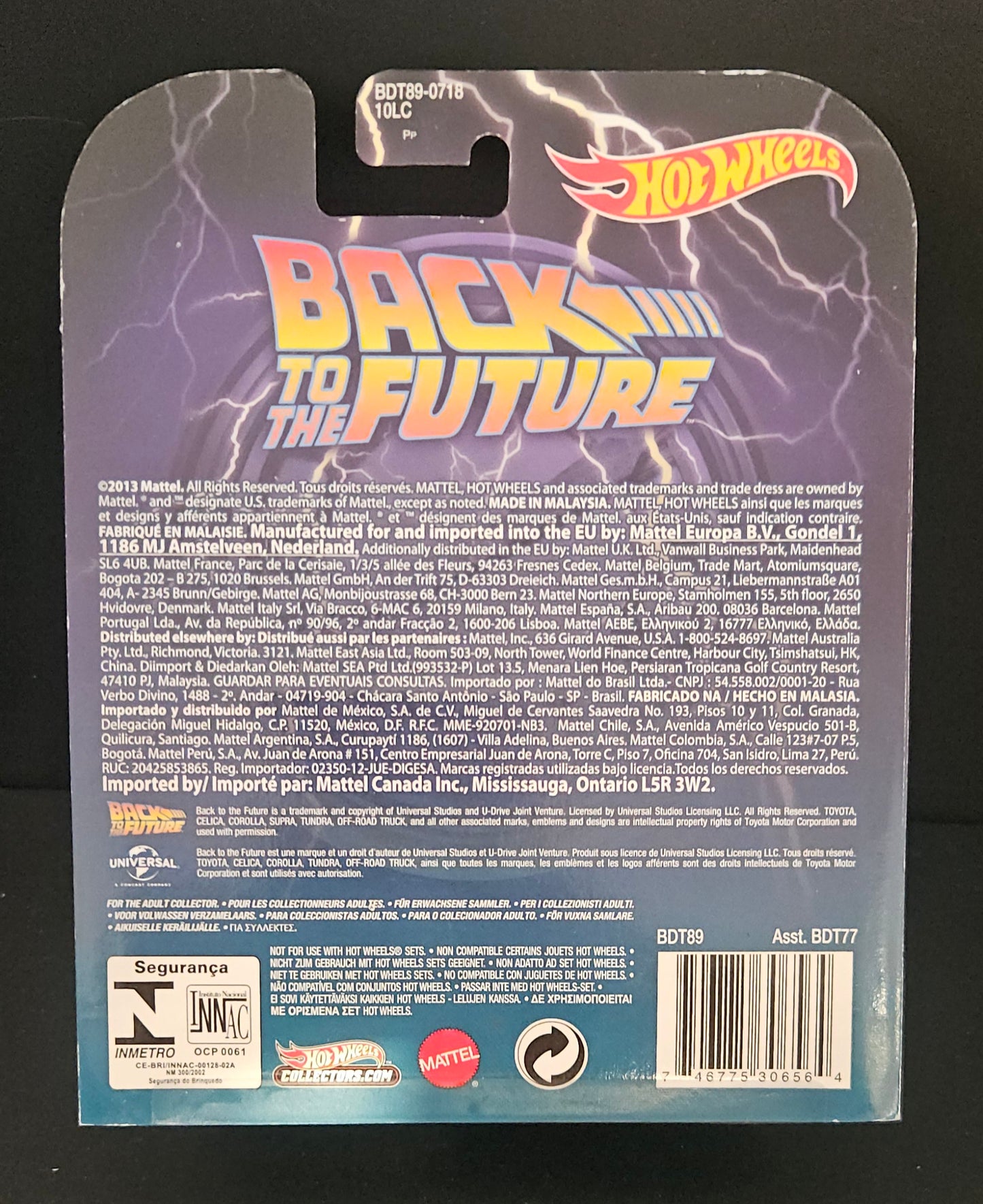 Hot Wheels Retro - Back To The Future - 1987 Toyota Hilux