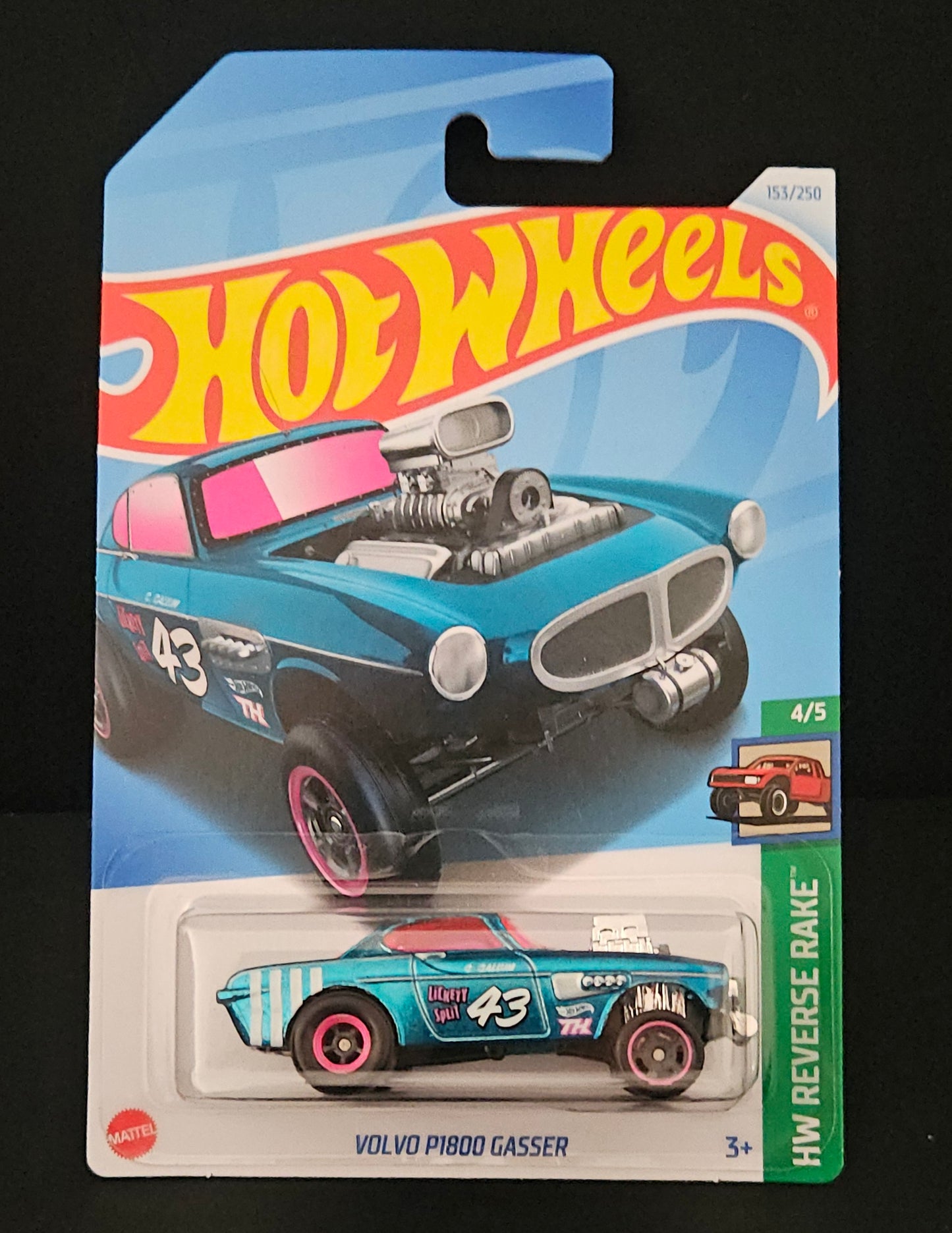 Hot Wheels Super Treasure Hunt - Volvo P1800 Gasser