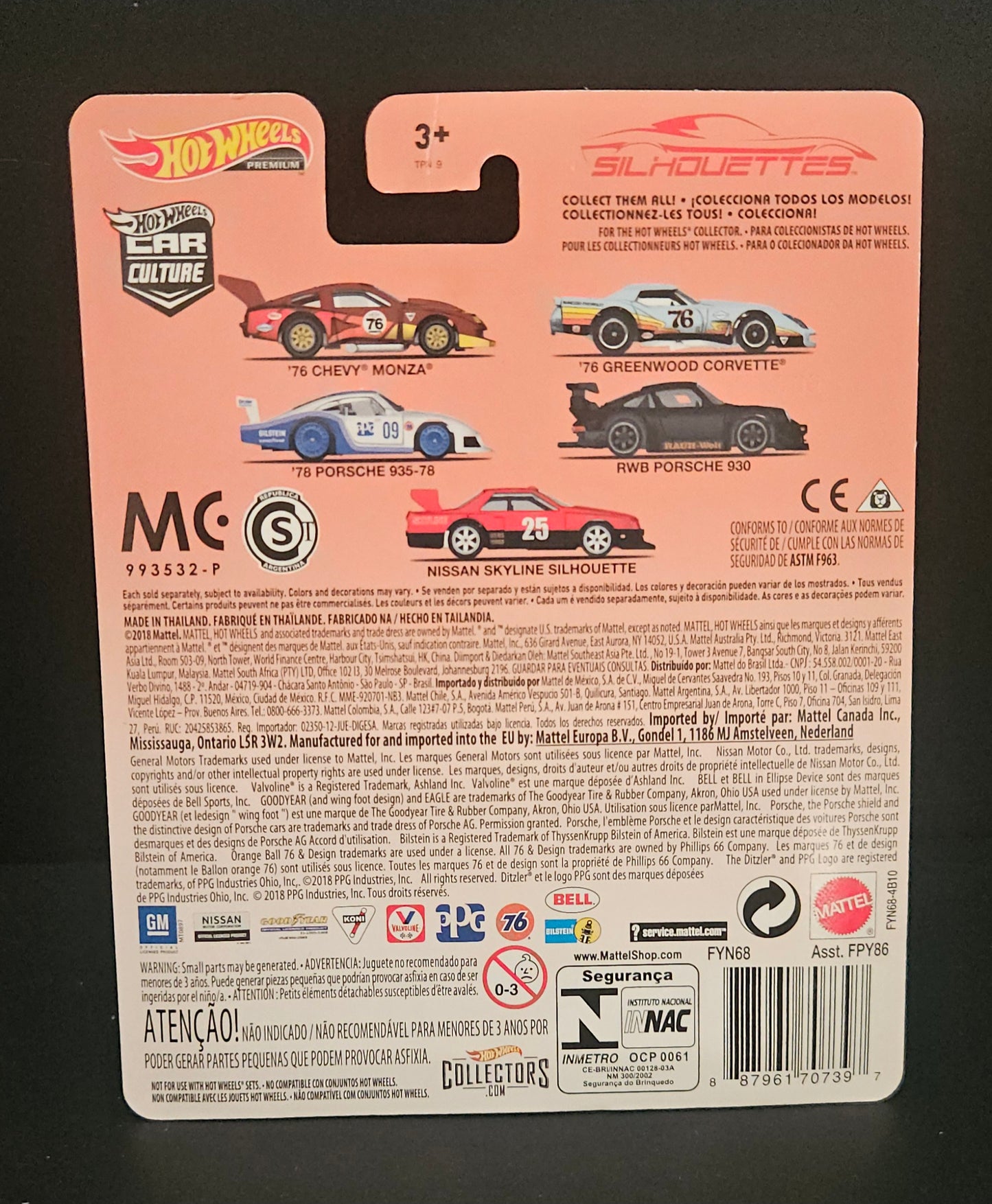 Hot Wheels Silhouettes RWB Porsche 930