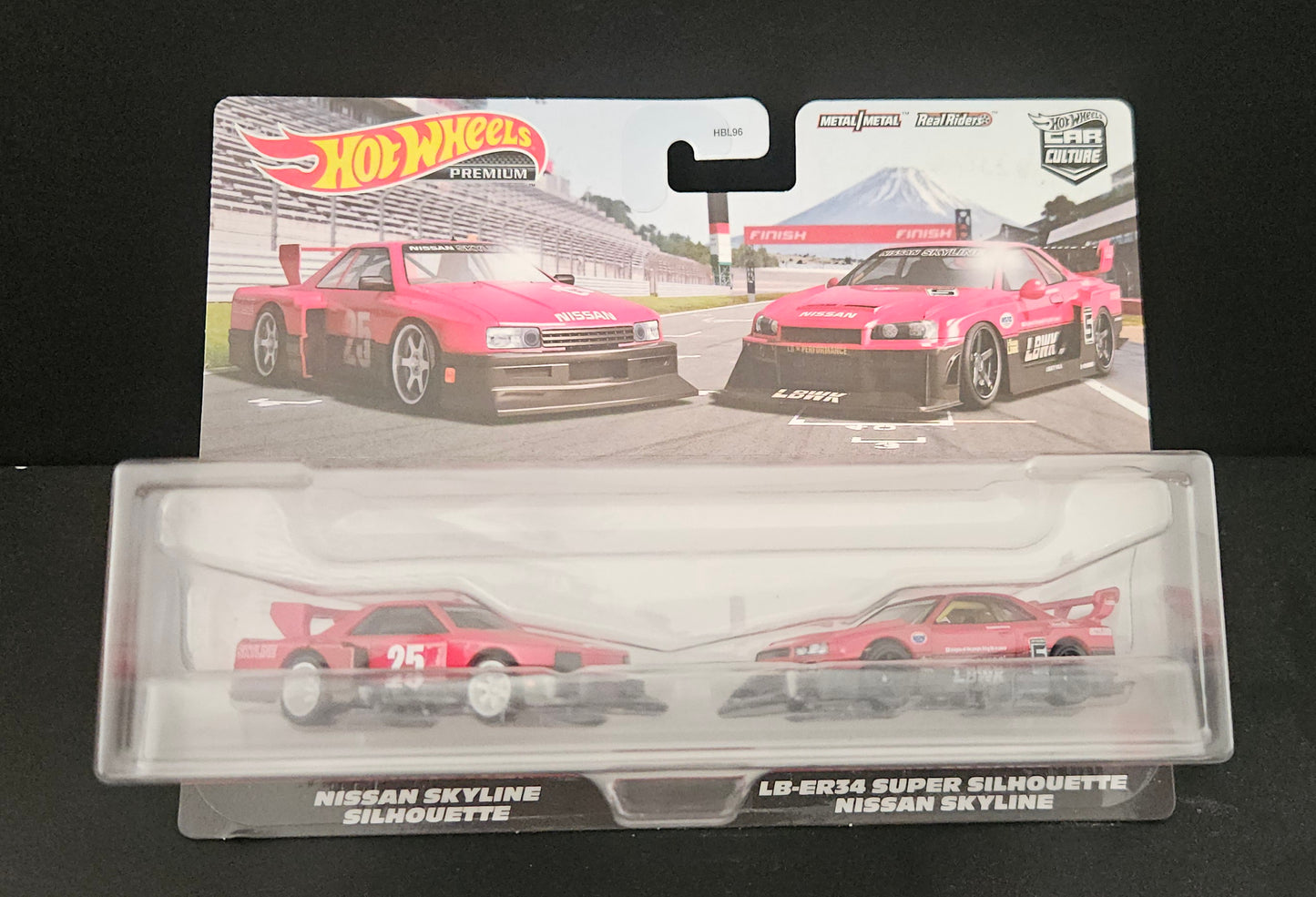 Hot Wheels Twin Pack - Nissan Skyline Silhouette / LB-ER34 Super Silhouette Nissan Skyline