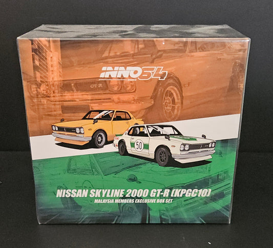 Inno64 Nissan Skyline 2000 GT-R Malaysia Member Exclusive Box Set