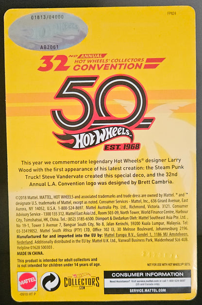 Hot Wheels 32nd Collectors Convention Steam Punk Truck
