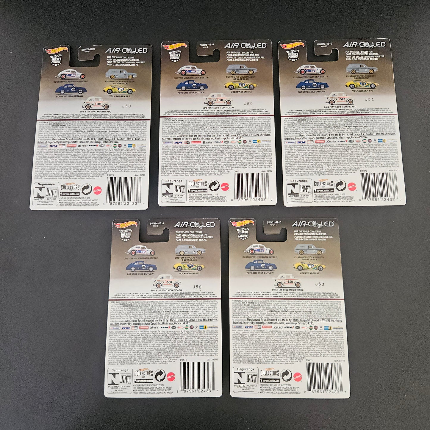 Hot Wheels Premium - Aircooled Full Set - Circa 2017
