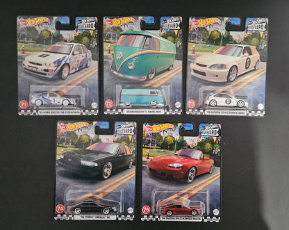 Hot Wheels Premium - Boulevard 71-75 Full Set