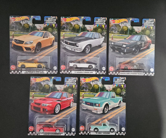 Hot Wheels Premium - Boulevard 76-80 Full Set