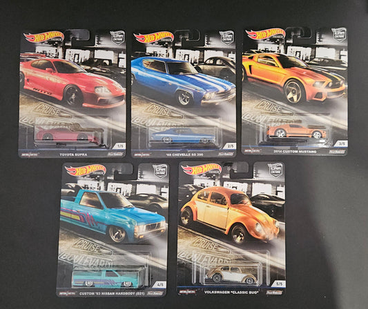 Hot Wheels Premium - Cruise Boulevard Full Set - Circa 2020