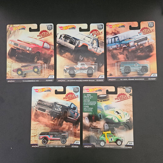 Hot Wheels Premium - Desert Rally Full Set - Circa 2020