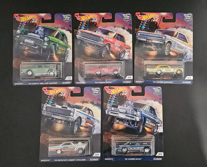 Hot Wheels Premium - Drag Strip Demons Full Set - Circa 2019