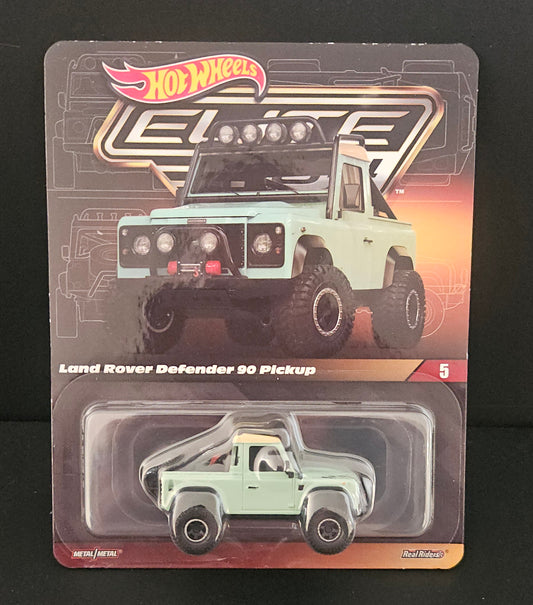 Hot Wheels Elite 64 Land Rover Defender 90 Pickup