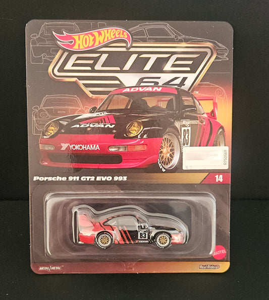 Hot Wheels Elite 64 Porsche 911 GT2 Evo 993