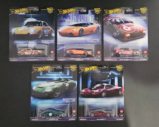 Hot Wheels Premium - Exotic Envy Full Set - Circa 2023