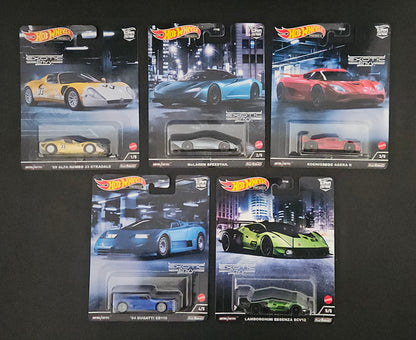 Hot Wheels Premium - Exotic Envy Full Set - Circa 2022