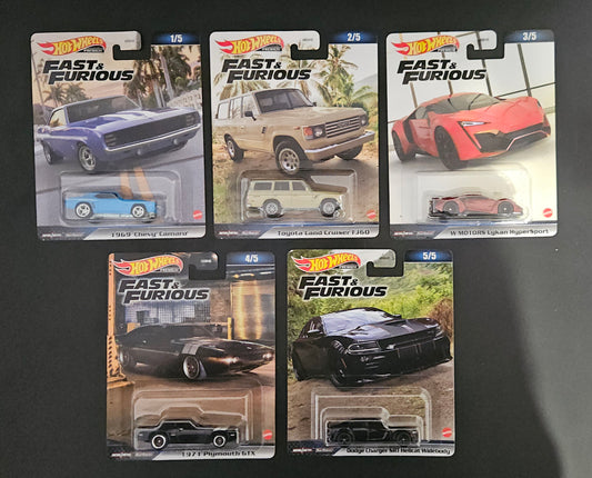 Hot Wheels Premium - Fast & Furious