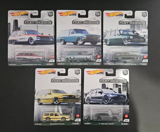 Hot Wheels Premium - Fast Wagons Full Set (2021)