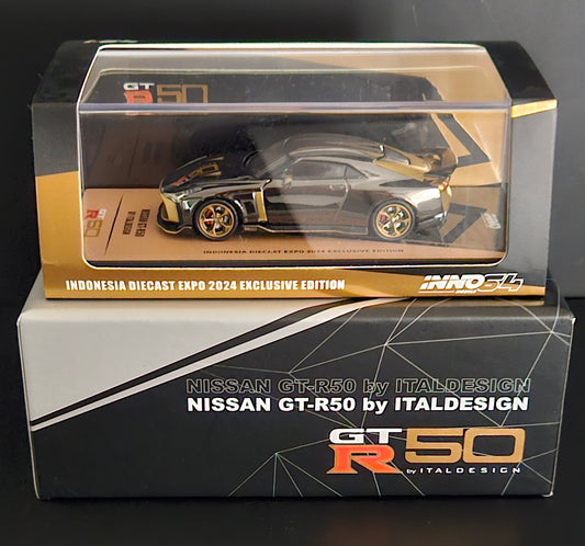 Inno64 Indonesia Diecast Expo 2024 Exclusive Edition Nissan GTR50 - CHASE