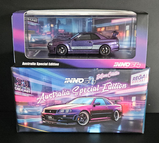 Inno64 Australia Special Edition Nissan Skyline GTR R34