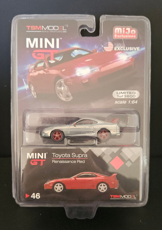 MiniGT Toyota Supra Renaissance Red - #46 CHASE