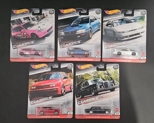 Hot Wheels Premium - Modern Classics Full Set (2022)