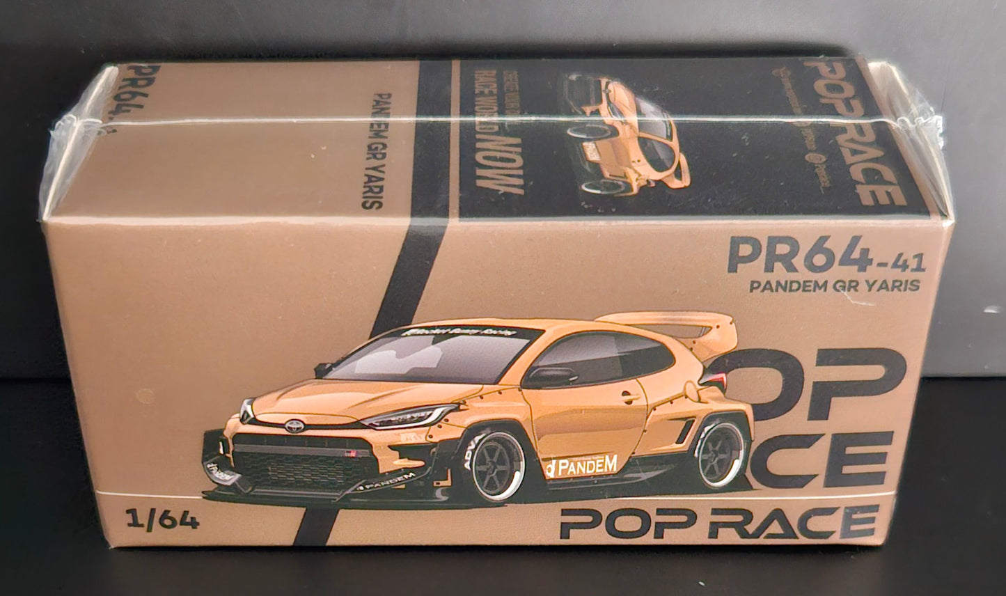 Pop Race Gold Pandem GR Yaris - PR64-41