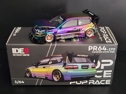Pop Race 2024 Indonesian Diecast Expo Pandem Civic EG6 - PR64-170