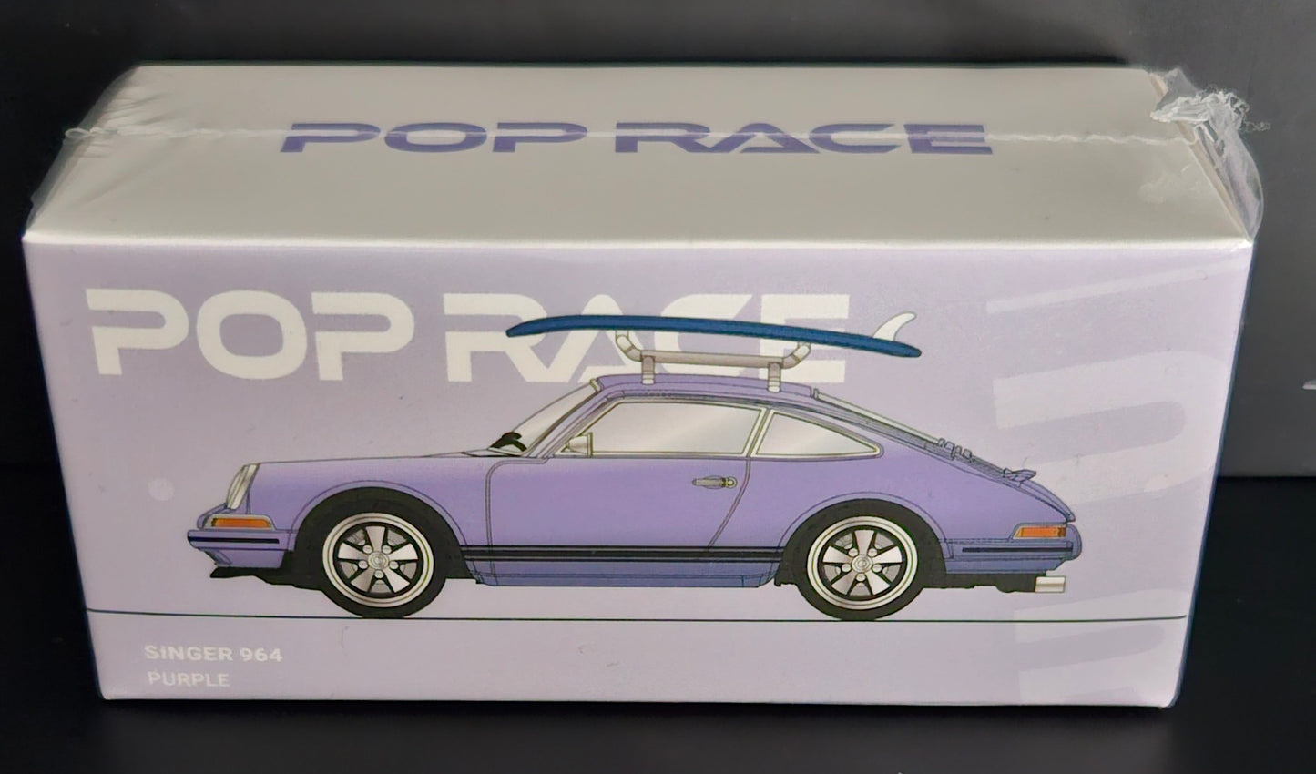 Pop Race Purple Singer 964 with Surfboard