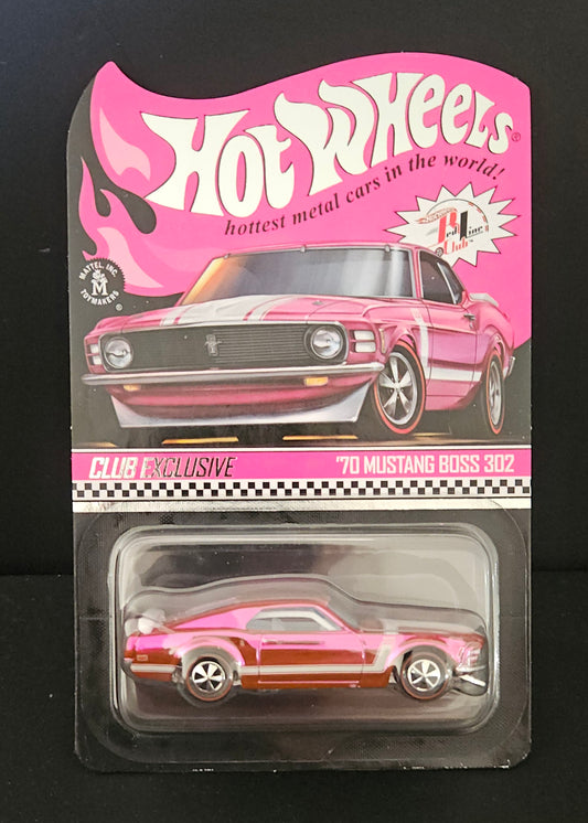 Hot Wheels RLC Pink '70 Mustang Boss 302