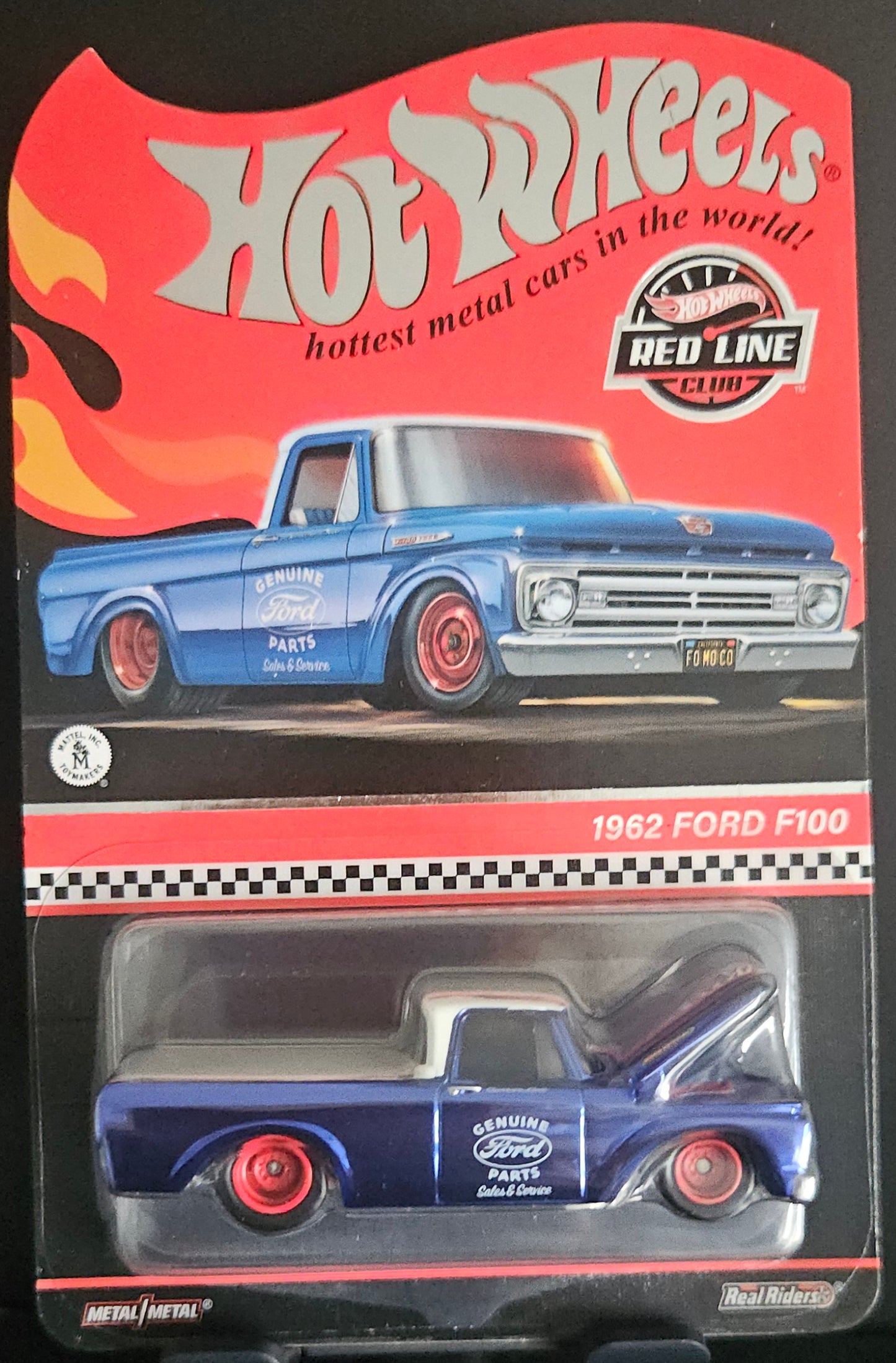 Hot Wheels RLC Blue 1962 Ford F100