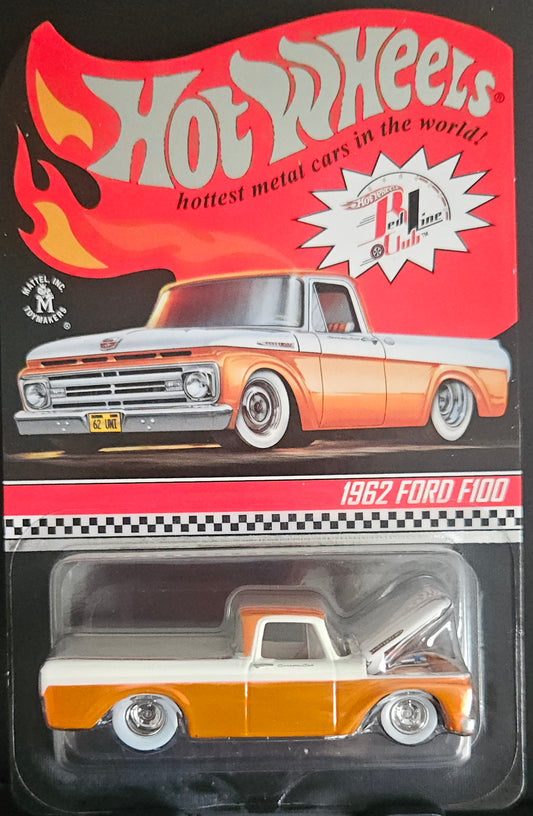 Hot Wheels RLC Orange 1962 Ford F100