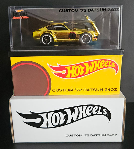 Hot Wheels RLC Gold Custom '72 Datsun 240Z